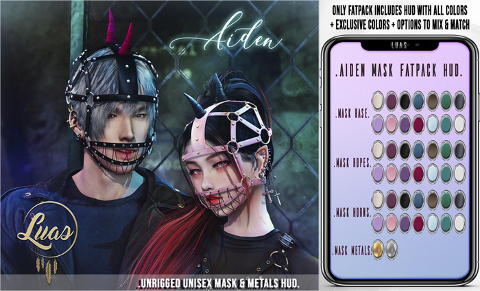 Luas Aiden Mask Fatpack