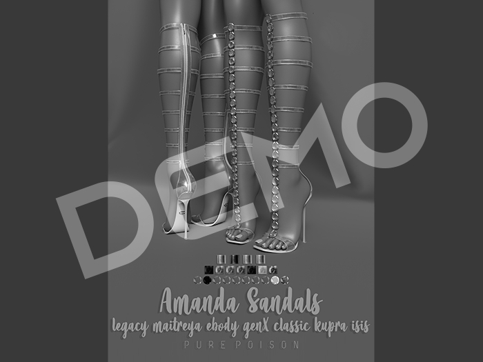 DEMO - Pure Poison - Amanda Sandals  - Unpack
