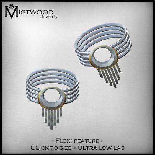 [Mistwood Jewels] Moon Rays Rings - Flexi feature