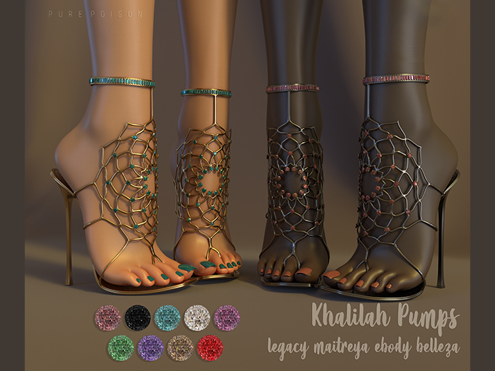 Pure Poison - Khalilah Sandals - Unpack