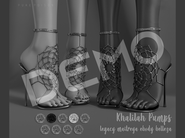 DEMO - Pure Poison - Khalilah Sandals - Unpack