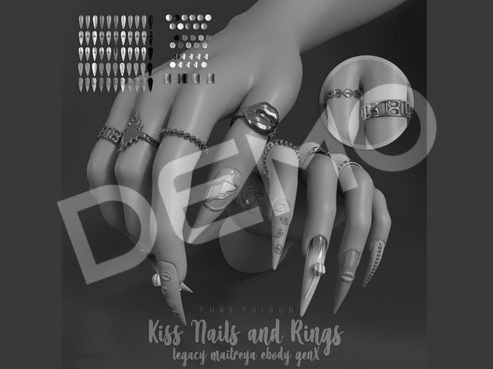 DEMO - Pure Poison - Kiss Nails & Rings - Unpack