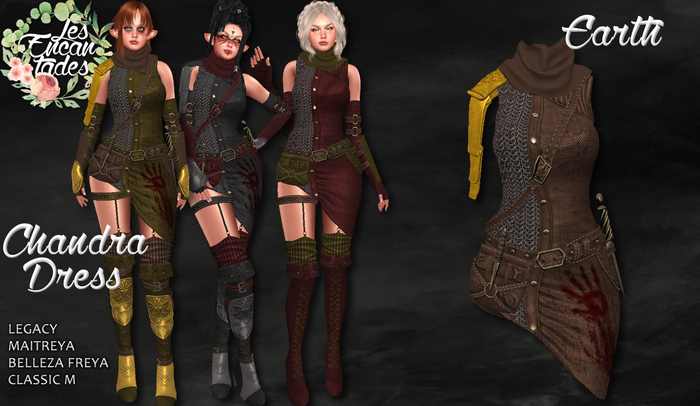 *LE* Chandra Dress Earth