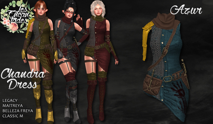 *LE* Chandra Dress Azur