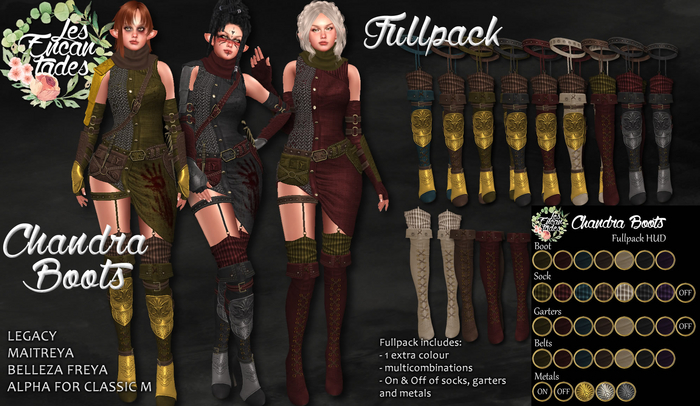 *LE* Chandra Boots FULLPACK