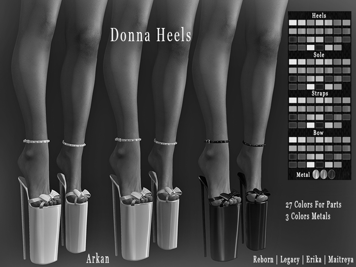 .::Arkan::. Donna Heels Reborn/Legacy/Erika/MaitreyaD