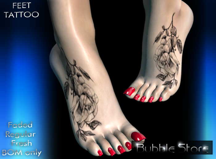 Bubble - ROSE FEET TATTOO BOM