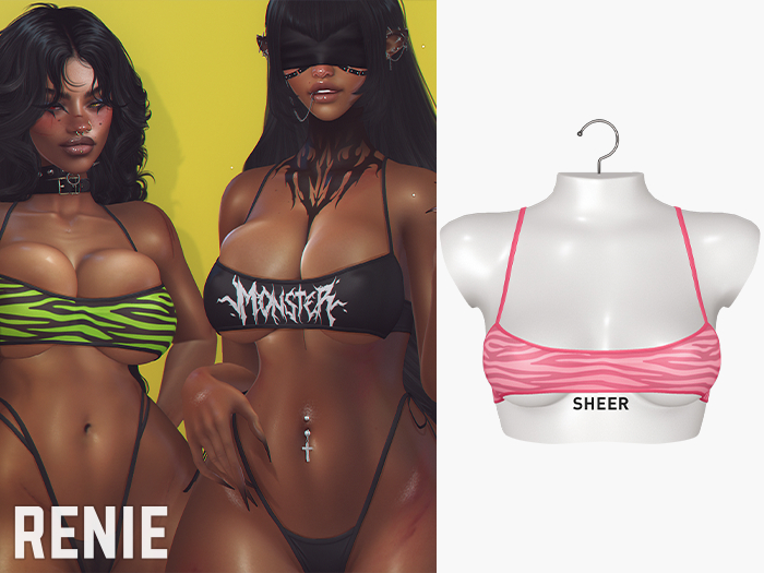 RENIE : WILLOW TANK TOP - ZEBRA PINK