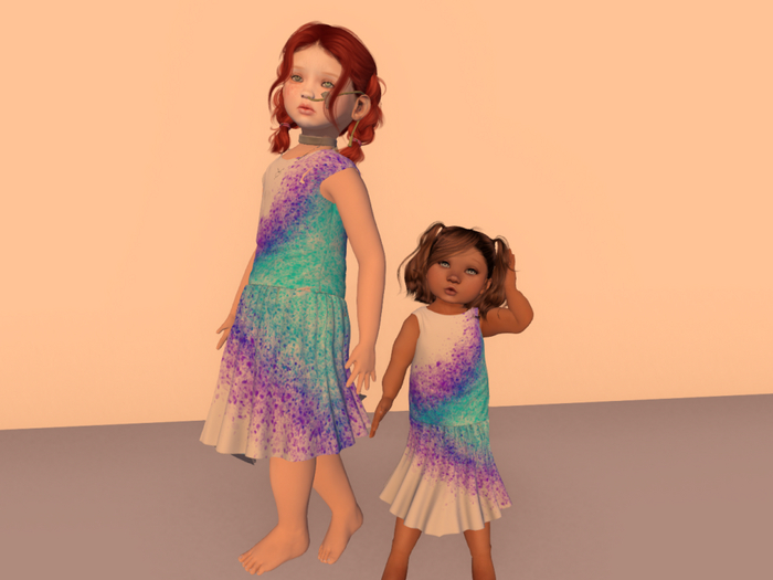 *SS* Blue/Purple Splatter TODDLEEDOO