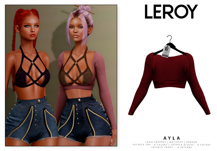 LEROY - Ayla Blouse - Red