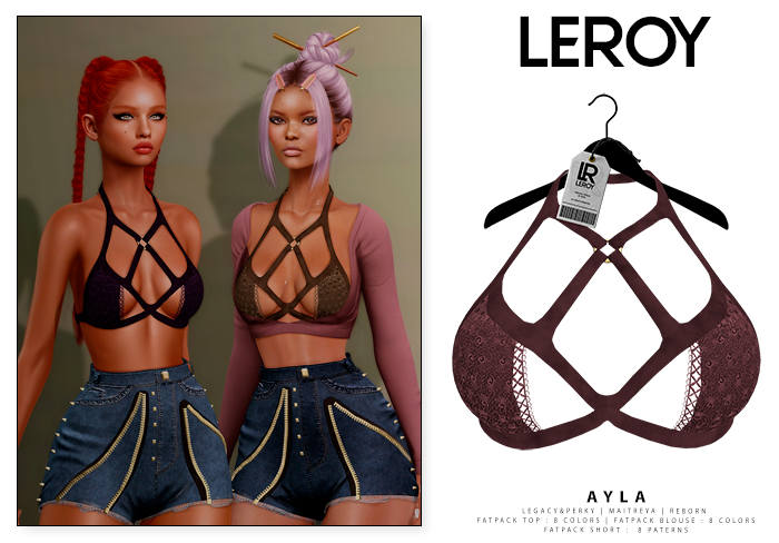 LEROY - Ayla Top - Rose