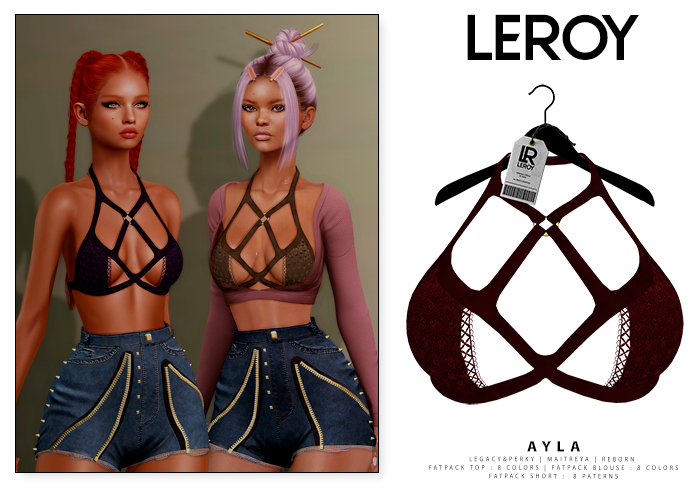 LEROY - Ayla Top - Red