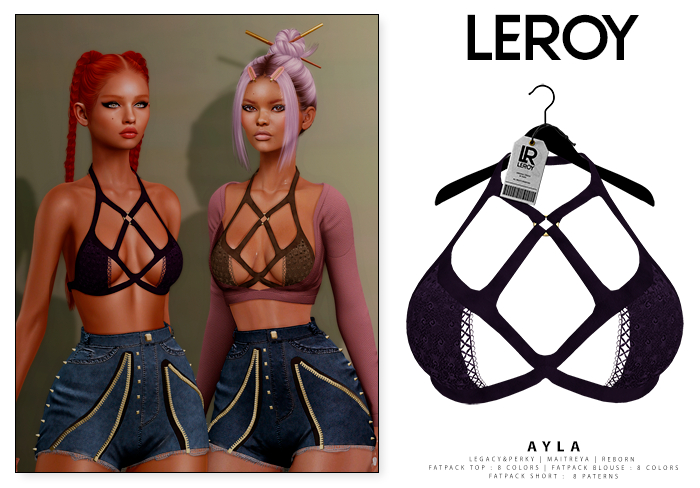 LEROY - Ayla Top - Purple