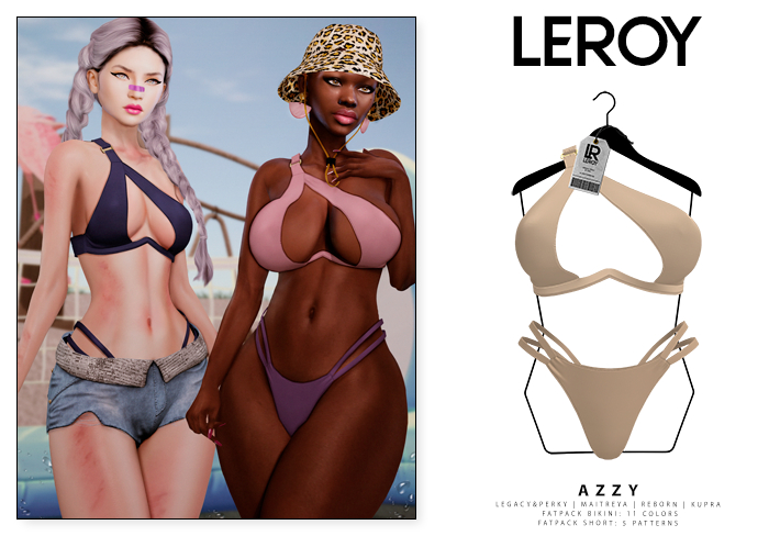 LEROY - Azzy Bikini - Tan