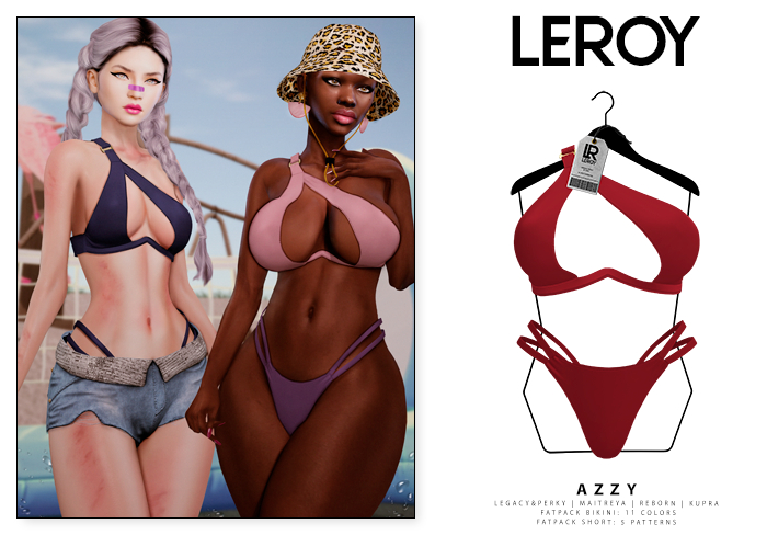 LEROY - Azzy Bikini - Red