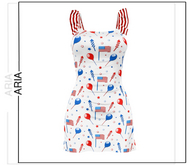 Independence Day Dress LoveMomma Persephone