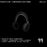 [Bonus] Headphones - Blk/Slvr SALE