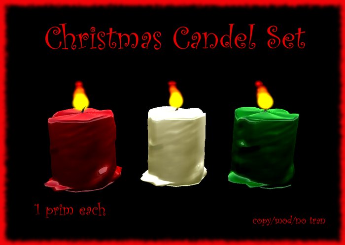 Christmas Candle Set 1