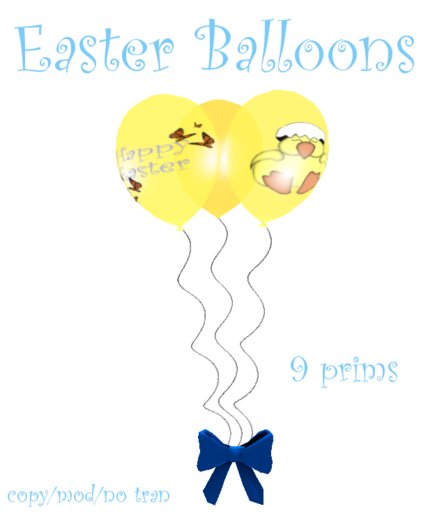 Easter Balloons decor