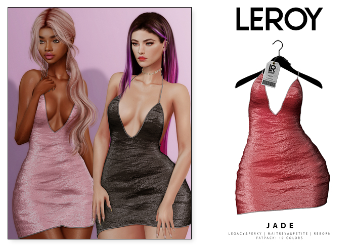LEROY - Jade Dress - Red