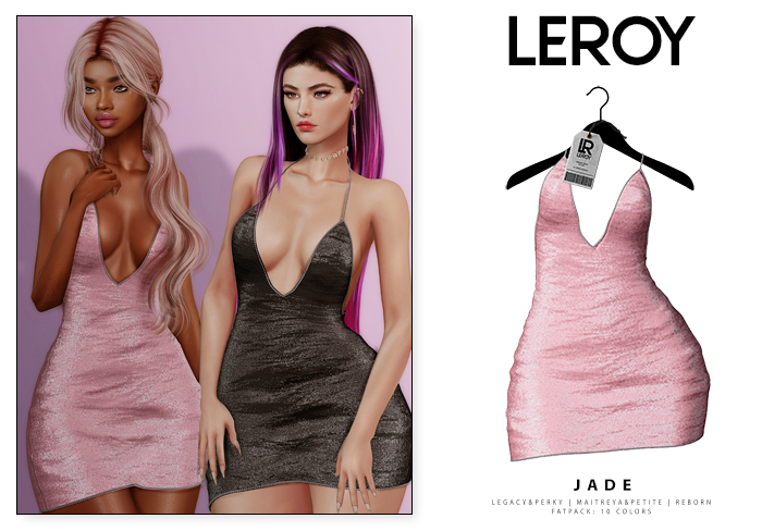 LEROY - Jade Dress - Rose