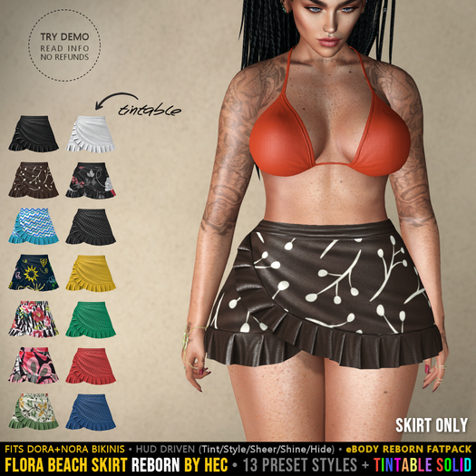 HEC - FLORA Beach Skirt 01 FATPACK (Reborn)