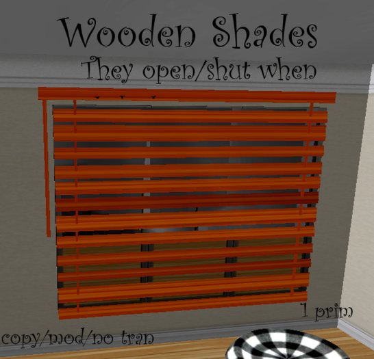 Wooden Shade