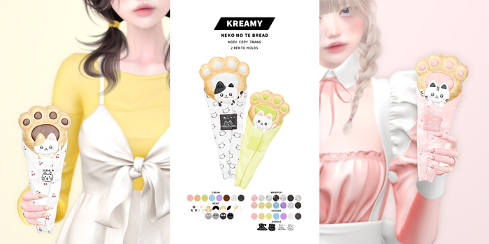 KREAMY. neko no te bread (add)
