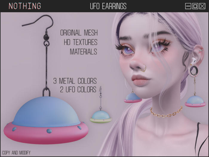 UFO Earrings