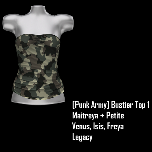 [Punk Army] Bustier Top 1