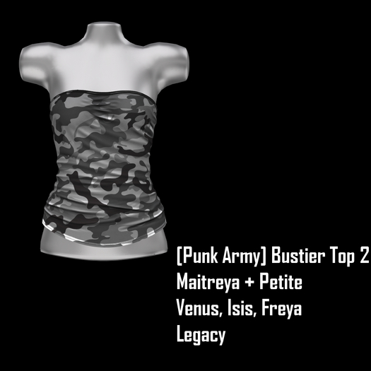 [Punk Army] Bustier Top 2