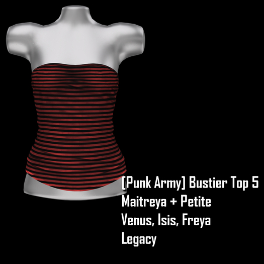 [Punk Army] Bustier Top 5