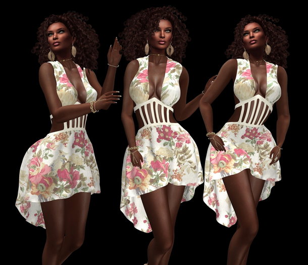Summer Dress Sophy Flowers 2 MAITREYA & MAITREYA PETITE