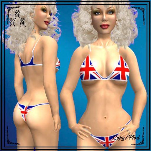 Union Jack Bikini