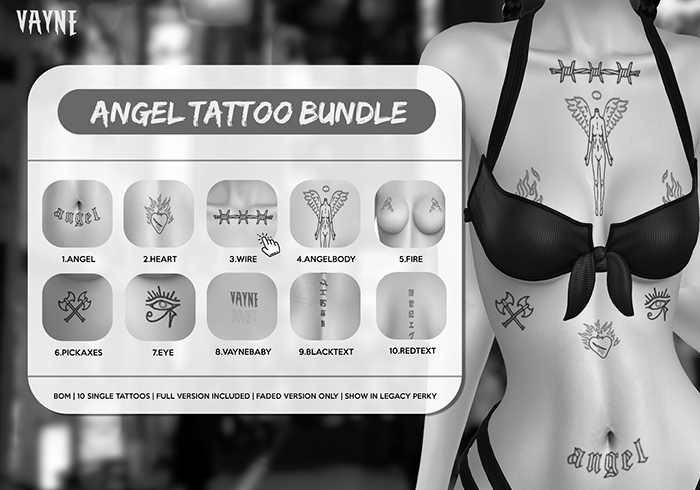 Vayne-Angel Tattoo Full Body DEMO