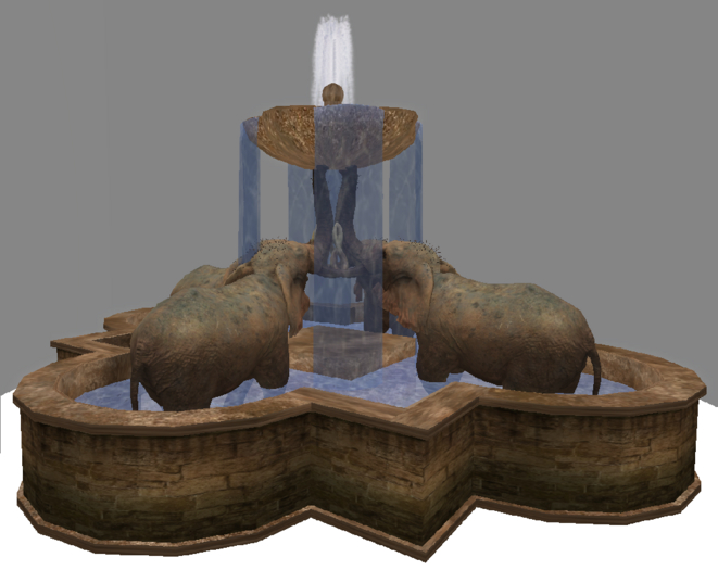 ~HDS~ Elephant Fountain Boxed