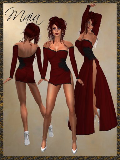 *Goddess* Maia in Crimson