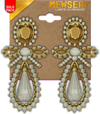 #MEWSERY Charlotte Teardrop Earrings{#1 Pearl} - Unrigged♥