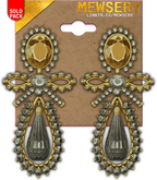 #MEWSERY Charlotte Teardrop Earrings{#4 Silver} - Unrigged♥
