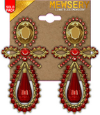 #MEWSERY Charlotte Teardrop Earrings{#5 Ruby} - Unrigged♥