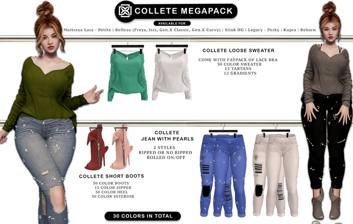 Addams - Collete Complete Outfit #MEGAPACK