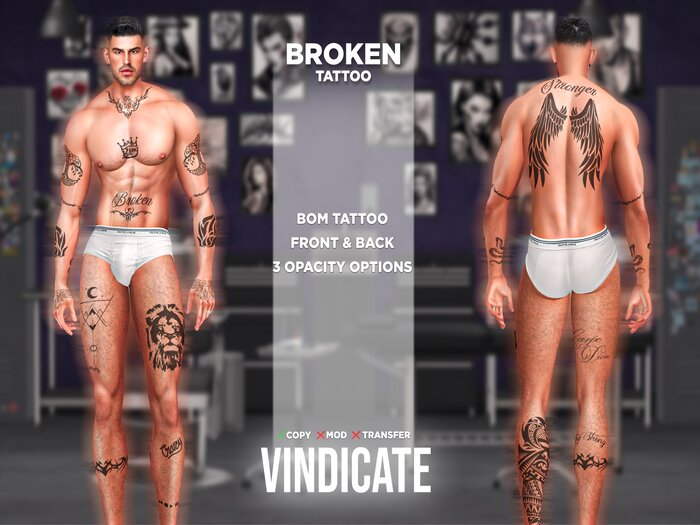 [VINDICATE] - Broken Tattoo BOM