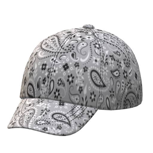 Resizable Bandana Baseball Cap WHITE (BOXED)