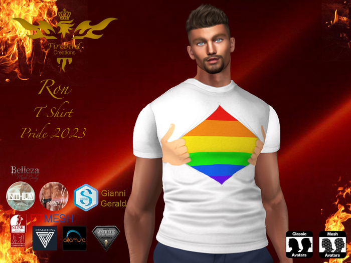 Firebird Ron T-Shirt Pride 2023