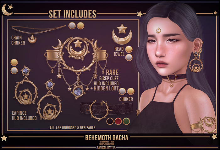 .random.Matter. - Behemoth  - Earrings [Silver]