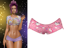 Adria Laced Up Shorts [Unicorn Pinky] - Maitreya Lara • Legacy • Reborn Clothing
