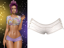 Adria Laced Up Shorts [Unicorn Face] - Maitreya Lara • Legacy • Reborn Clothing