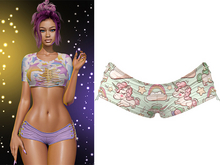 Adria Laced Up Shorts [Unicorn Seafoam] - Maitreya Lara • Legacy • Reborn Clothing
