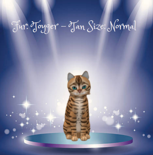 KittyCatS-Fur: Toyger - Tan-Size: Normal-Girl