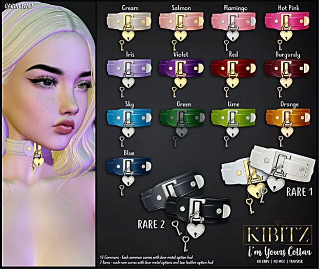 Kibitz - I'm yours collar - cream